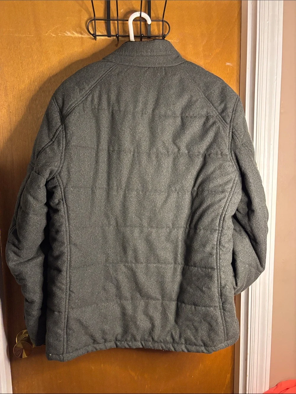 Apt. 9 Men's Dark Gray Quilted Puffer Jacket
